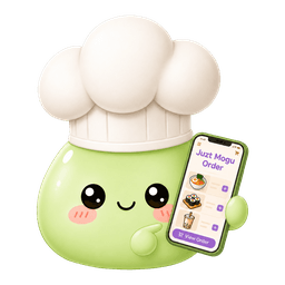 Mogu, de mascotte van JuztMogu
